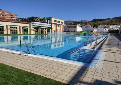 Reforma de la piscina municipal descubierta del Complejo Deportivo Fernando Arguelles en Antequera